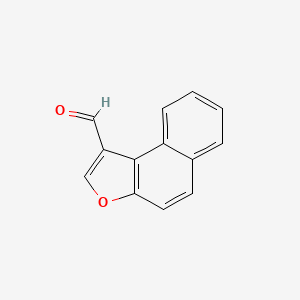molecular formula C13H8O2 B13687150 Naphtho[2,1-b]furan-1-carbaldehyde 