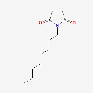 molecular formula C12H21NO2 B13687232 1-Octylpyrrolidine-2,5-dione CAS No. 89736-77-6