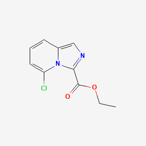 molecular formula C10H9ClN2O2 B13687282 Ethyl 5-Chloroimidazo[1,5-a]pyridine-3-carboxylate 