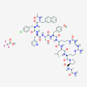 molecular formula C70H92ClN17O14 B136873 Cetrorelix CAS No. 130289-71-3