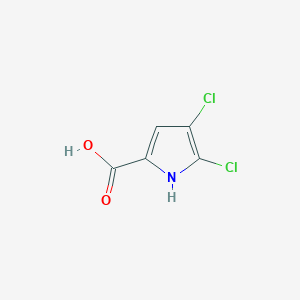 molecular formula C5H3Cl2NO2 B1368763 4,5-Dichloro-1H-pyrrole-2-carboxylic acid CAS No. 39209-94-4