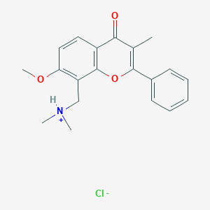 molecular formula C20H22ClNO3 B136878 Dimefline hydrochloride CAS No. 2740-04-7