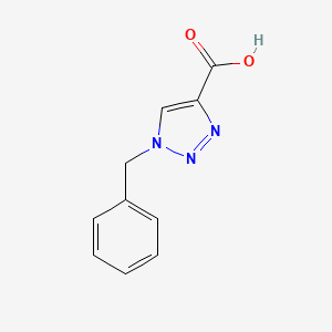 molecular formula C10H9N3O2 B1368781 1-benzyl-1H-1,2,3-triazole-4-carboxylic acid CAS No. 28862-12-6