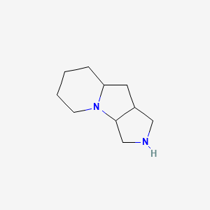 molecular formula C10H18N2 B1368787 decahydro-1H-pyrrolo[3,4-b]indolizine 