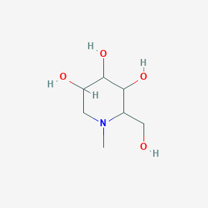 molecular formula C₇H₁₅NO₄ B013688 N-Methyldeoxynojirimycin CAS No. 69567-10-8