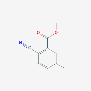 molecular formula C10H9NO2 B1368805 2-Cyano-5-methyl-benzoic acid methyl ester CAS No. 127510-94-5