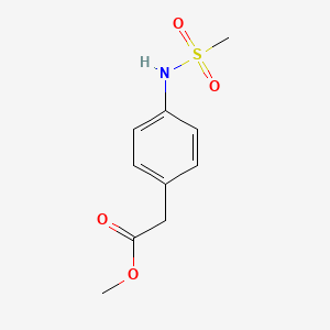 molecular formula C10H13NO4S B1368818 Methyl 2-[4-(Methylsulfonamido)phenyl]acetate CAS No. 57486-70-1