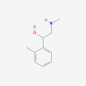 molecular formula C10H15NO B1368822 2-(Methylamino)-1-(2-methylphenyl)ethanol 