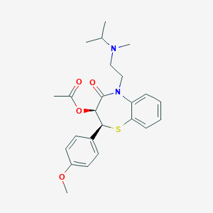 molecular formula C24H30N2O4S B136883 Siratiazem CAS No. 138778-28-6