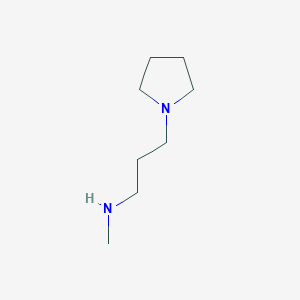 molecular formula C8H18N2 B1368846 N-Methyl-3-(pyrrolidin-1-yl)propan-1-amine CAS No. 99114-68-8