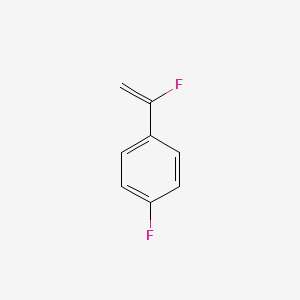 molecular formula C8H6F2 B1368848 1-Fluoro-4-(1-fluorovinyl)benzene CAS No. 133367-99-4