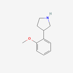 B1368859 3-(2-Methoxyphenyl)pyrrolidine CAS No. 91246-24-1