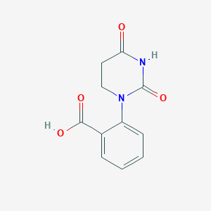 molecular formula C11H10N2O4 B1368864 2-(2,4-dioxotetrahydropyrimidin-1(2H)-yl)benzoic acid CAS No. 148673-97-6