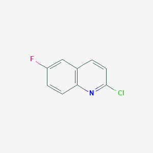 molecular formula C9H5ClFN B1368868 2-Chloro-6-fluoroquinoline CAS No. 77119-53-0