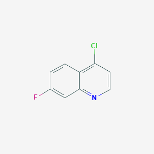 molecular formula C9H5ClFN B1368884 4-Chloro-7-fluoroquinoline CAS No. 391-82-2