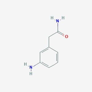 molecular formula C8H10N2O B136893 2-(3-Aminophenyl)acetamide CAS No. 129743-47-1