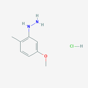 molecular formula C8H13ClN2O B13689327 (5-Methoxy-2-methylphenyl)hydrazine Hydrochloride 