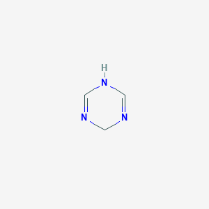molecular formula C3H5N3 B1368942 1,4-Dihydro-1,3,5-triazine CAS No. 45427-50-7