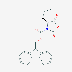 molecular formula C22H21NO5 B136895 Fmoc-Leucine,NCA CAS No. 125814-21-3