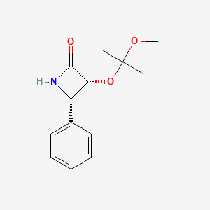 (3R,4S)-3-(2-methoxypropan-2-yloxy)-4-phenylazetidin-2-one