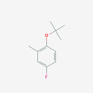 molecular formula C11H15FO B13689879 2-(tert-Butoxy)-5-fluorotoluene 