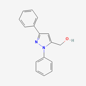 molecular formula C16H14N2O B1368993 (1,3-diphenyl-1H-pyrazol-5-yl)methanol CAS No. 16492-63-0
