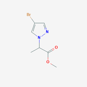 methyl 2-(4-bromo-1H-pyrazol-1-yl)propanoate