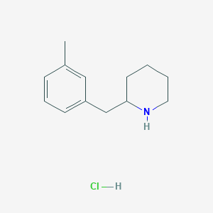 molecular formula C13H20ClN B1369020 2-(3-Methyl-benzyl)-piperidine hydrochloride CAS No. 1171524-49-4