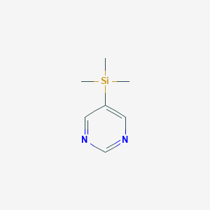 molecular formula C7H12N2Si B136903 5-(Trimethylsilyl)pyrimidine CAS No. 148854-13-1