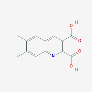 6,7-Dimethylquinoline-2,3-dicarboxylic acid