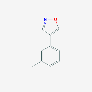 B136904 4-(m-Tolyl)isoxazole CAS No. 129746-47-0