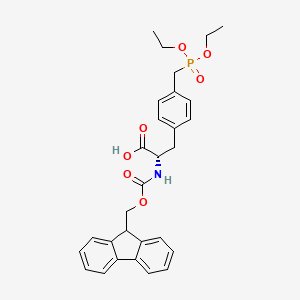 (S)-2-((((9H-Fluoren-9-yl)methoxy)carbonyl)amino)-3-(4-((diethoxyphosphoryl)methyl)phenyl)propanoic acid