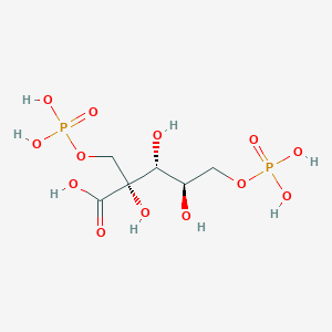molecular formula C6H14O13P2 B136905 2-Carboxyarabinitol-1,5-diphosphate CAS No. 146758-08-9