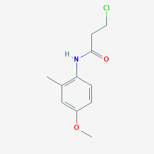 3-chloro-N-(4-methoxy-2-methylphenyl)propanamide