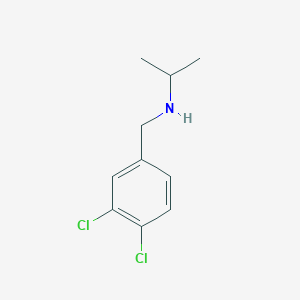 molecular formula C10H13Cl2N B1369058 (3,4-Dichloro-benzyl)-isopropyl-amine CAS No. 69957-82-0