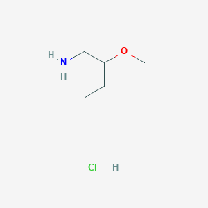 molecular formula C5H14ClNO B1369065 2-Methoxy-1-butanamine hydrochloride CAS No. 1050509-60-8