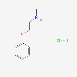 molecular formula C10H16ClNO B1369066 N-Methyl-2-(4-methylphenoxy)ethanamine hydrochloride CAS No. 1050509-69-7