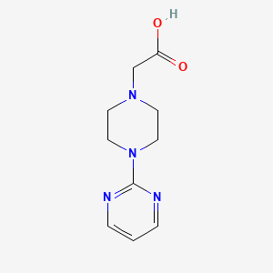 molecular formula C10H14N4O2 B1369074 (4-Pyrimidin-2-ylpiperazin-1-yl)acetic acid CAS No. 244255-92-3