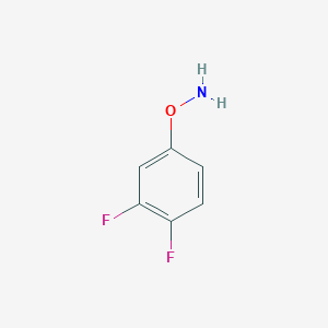 molecular formula C6H5F2NO B13691300 O-(3,4-difluorophenyl)hydroxylamine 