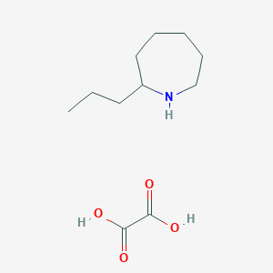 molecular formula C11H21NO4 B1369133 2-Propylazepane oxalate 