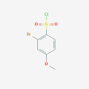 molecular formula C7H6BrClO3S B1369141 2-Bromo-4-methoxybenzene-1-sulfonyl chloride CAS No. 23095-16-1