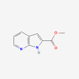 molecular formula C9H8N2O2 B1369149 methyl 1H-pyrrolo[2,3-b]pyridine-2-carboxylate CAS No. 394223-02-0