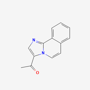 molecular formula C13H10N2O B13691667 3-Acetylimidazo[2,1-a]isoquinoline 