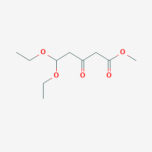 molecular formula C10H18O5 B13691744 Methyl 5,5-Diethoxy-3-oxopentanoate 