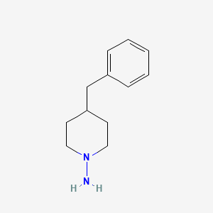molecular formula C12H18N2 B1369175 4-Benzylpiperidin-1-amine 