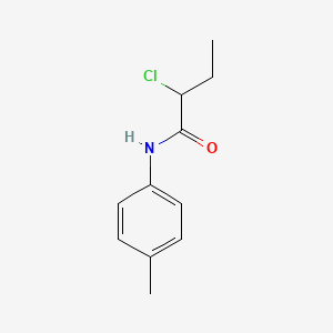 molecular formula C11H14ClNO B1369194 2-氯-N-(4-甲基苯基)丁酰胺 CAS No. 861597-51-5