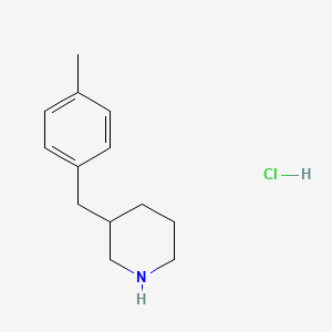 molecular formula C13H20ClN B1369208 3-(4-Methylbenzyl)piperidine hydrochloride CAS No. 625454-26-4