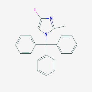 molecular formula C23H19IN2 B136921 4-iodo-2-methyl-1-trityl-1H-imidazole CAS No. 157255-72-6