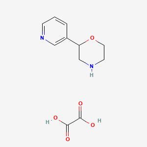 molecular formula C11H14N2O5 B1369212 2-Pyridin-3-yl morpholine oxalate CAS No. 947694-76-0