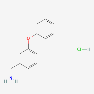 molecular formula C13H14ClNO B1369215 3-苯氧基苄胺盐酸盐 CAS No. 376637-85-3